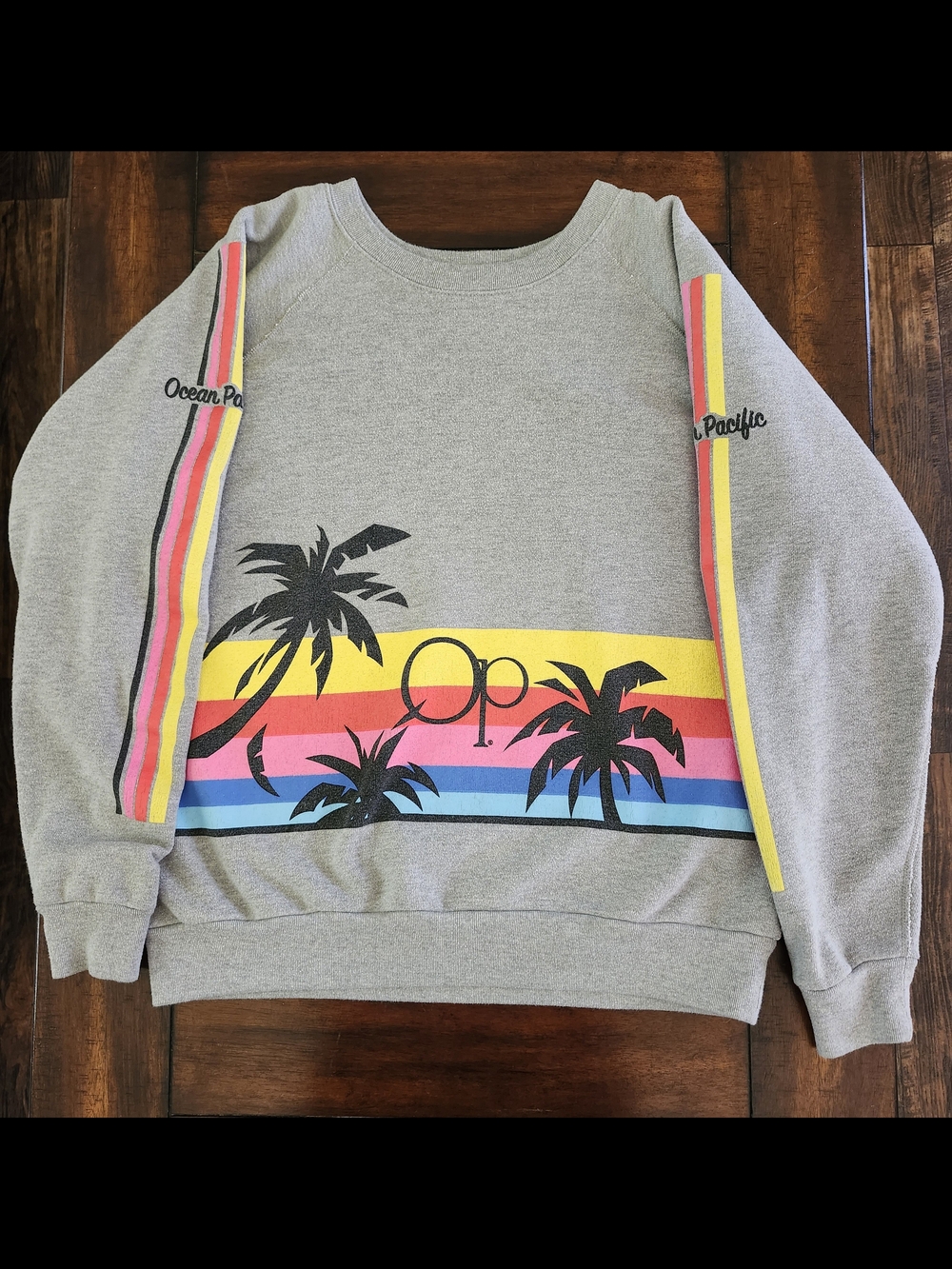 Vintage-style Ocean Pacific Crewneck Sweatshirt Men's Large